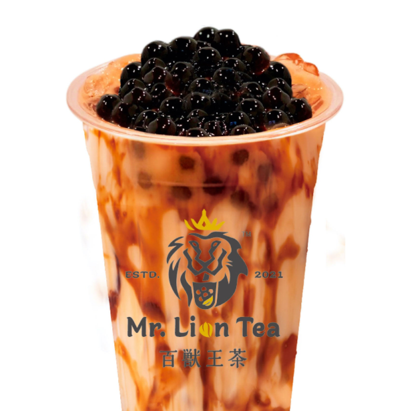 Lion Milk Tea (come with brown sugar boba) | YOKOHAMA RAMEN